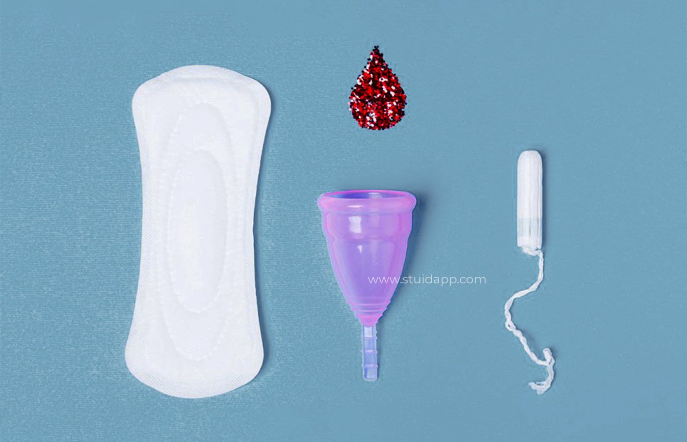 sanitary pads , tampons for hygiene