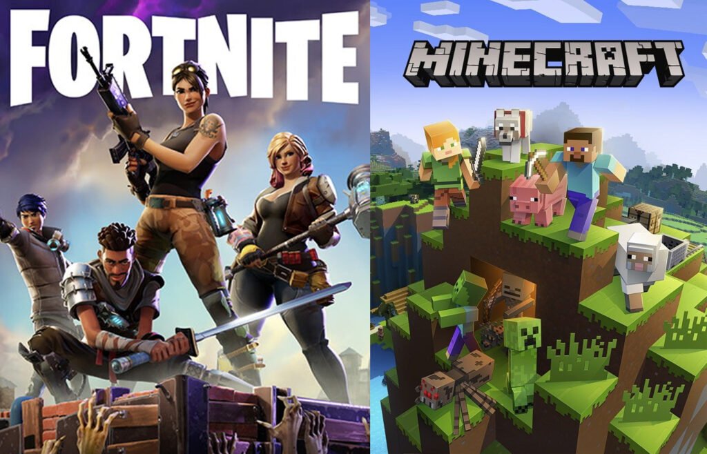 fortnite and minecraft